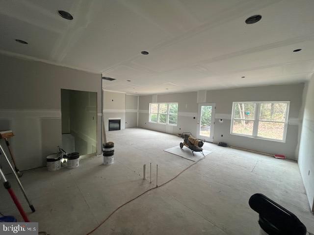 view of unfurnished living room