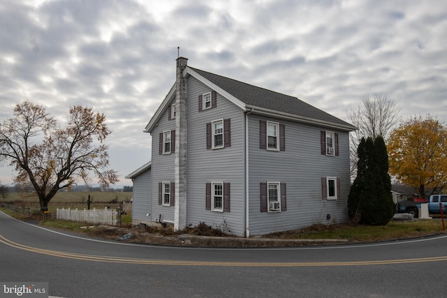 view of side of property