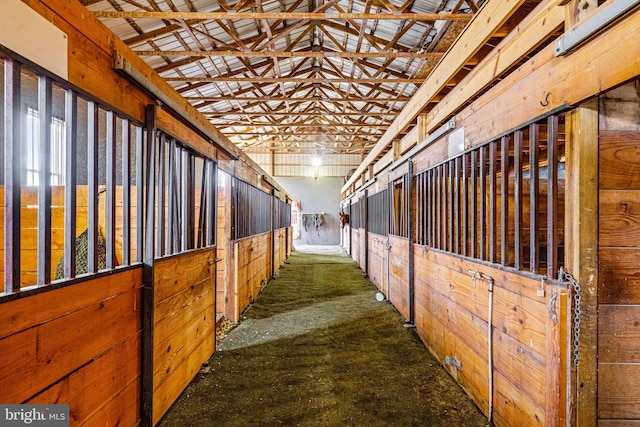 view of stable