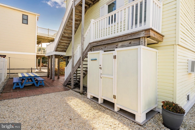 exterior space with a patio area