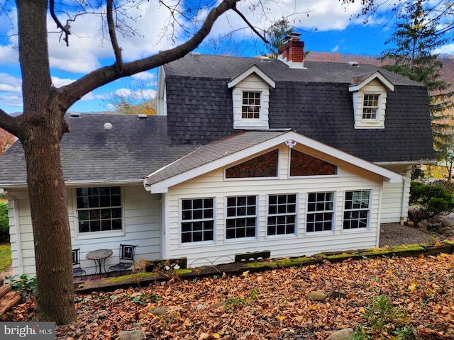 view of rear view of house