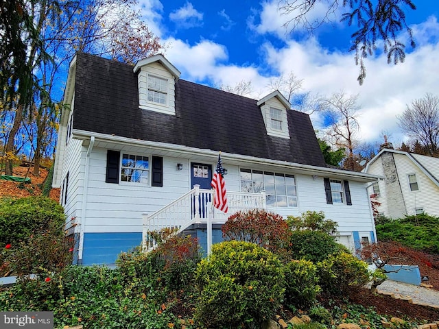 view of cape cod-style house