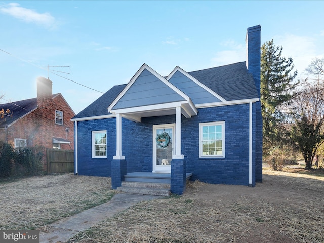 view of front of property