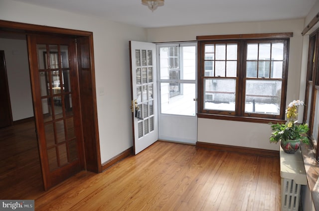 interior space featuring light hardwood / wood-style floors