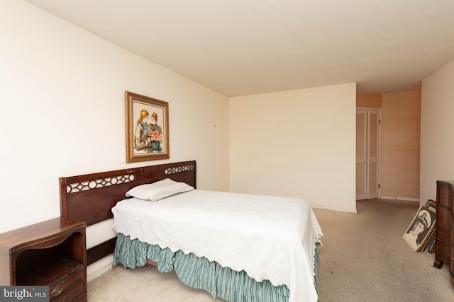 bedroom with carpet flooring