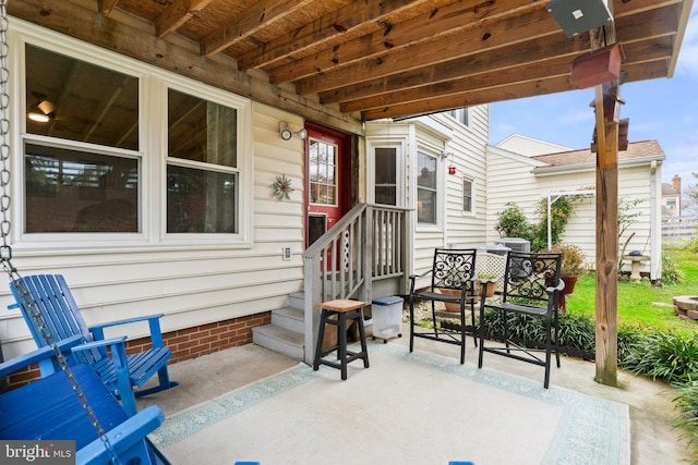 view of patio