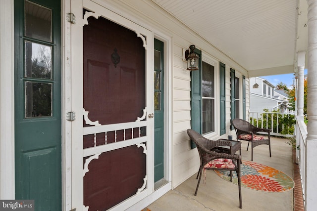view of exterior entry