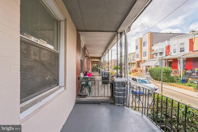 balcony with a porch