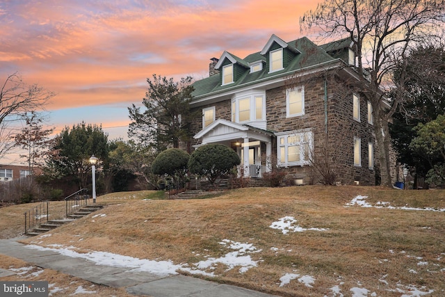 view of front of property