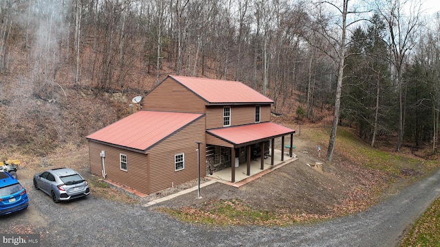 view of front of house with a porch