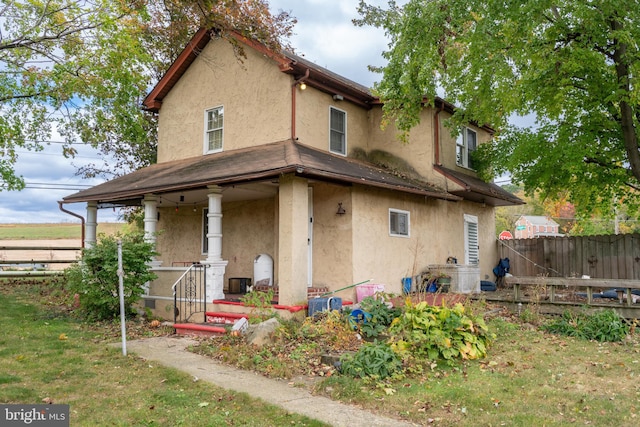 view of rear view of house