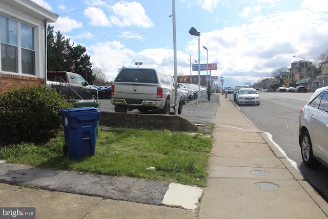 view of road