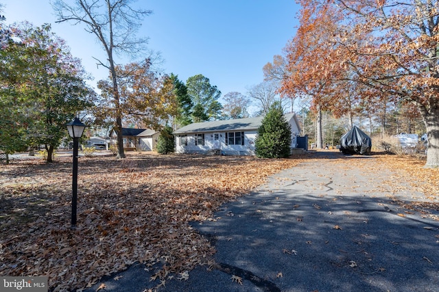 view of ranch-style home