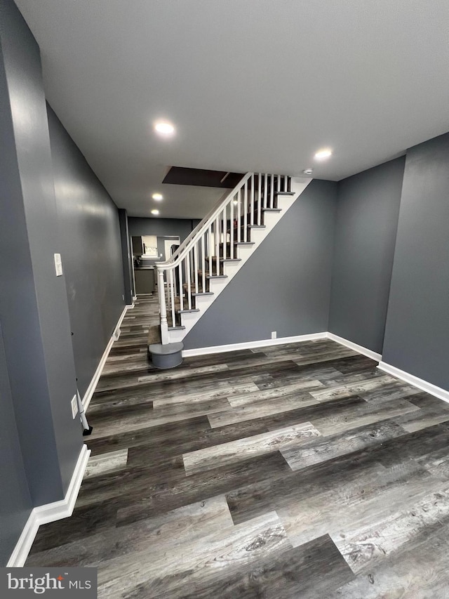 interior space featuring hardwood / wood-style floors