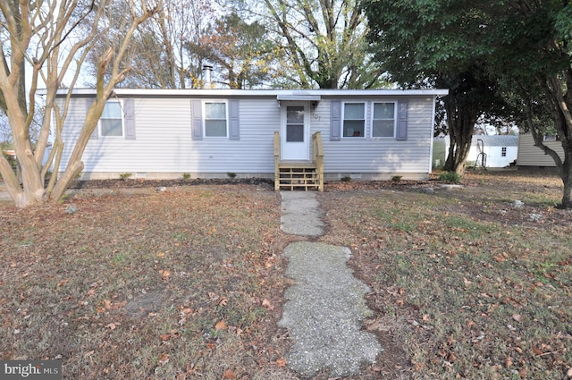 view of front of home