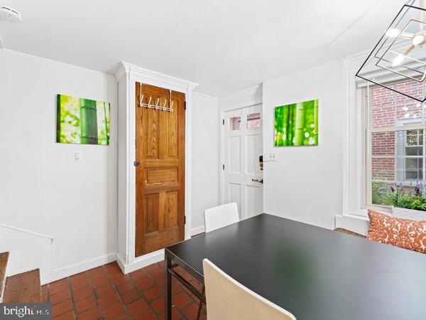 view of dining room