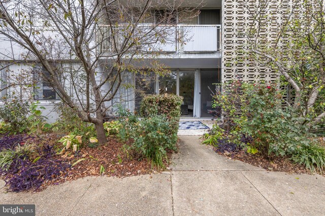 1824 Metzerott Unit B-5, Adelphi, MD 20783 - doorway to property with a balcony