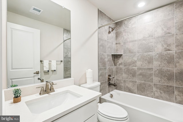 6832 General Davis NW, Washington, DC 20012 - bathroom with toilet, vanity, and shower / bath combination