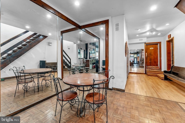 view of dining room