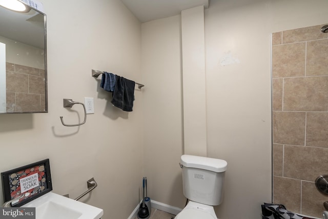 bathroom with toilet