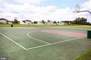 view of basketball court