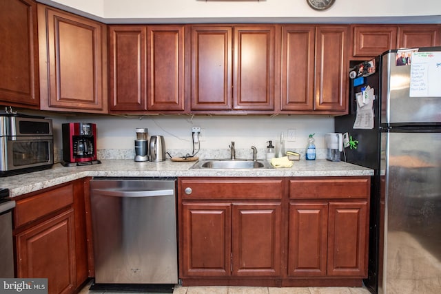 kitchen featuring sink and stainless steel appliances