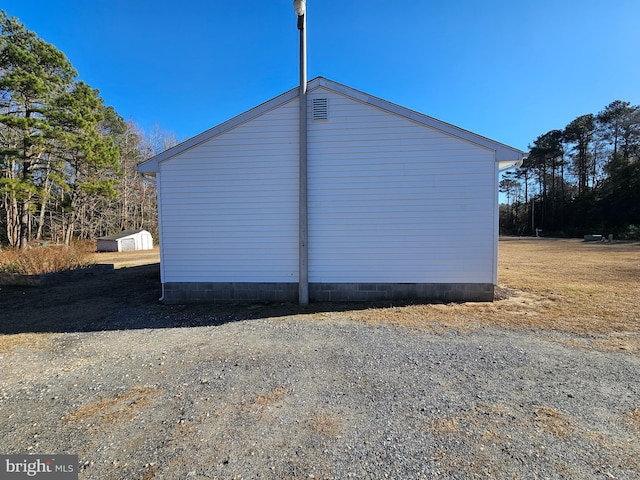 view of home's exterior