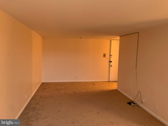 empty room with carpet floors