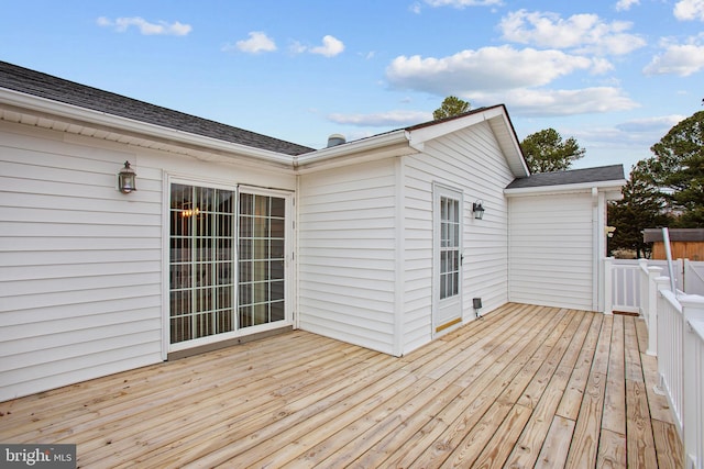 view of deck