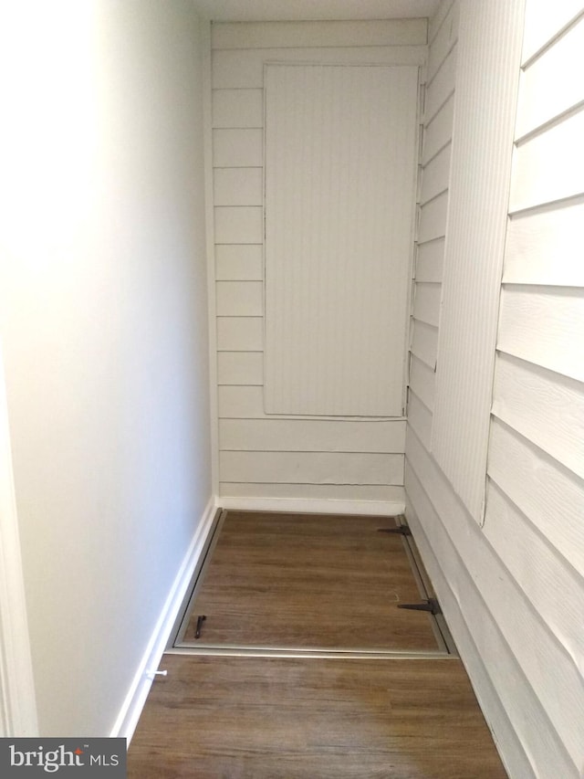 interior details featuring hardwood / wood-style floors