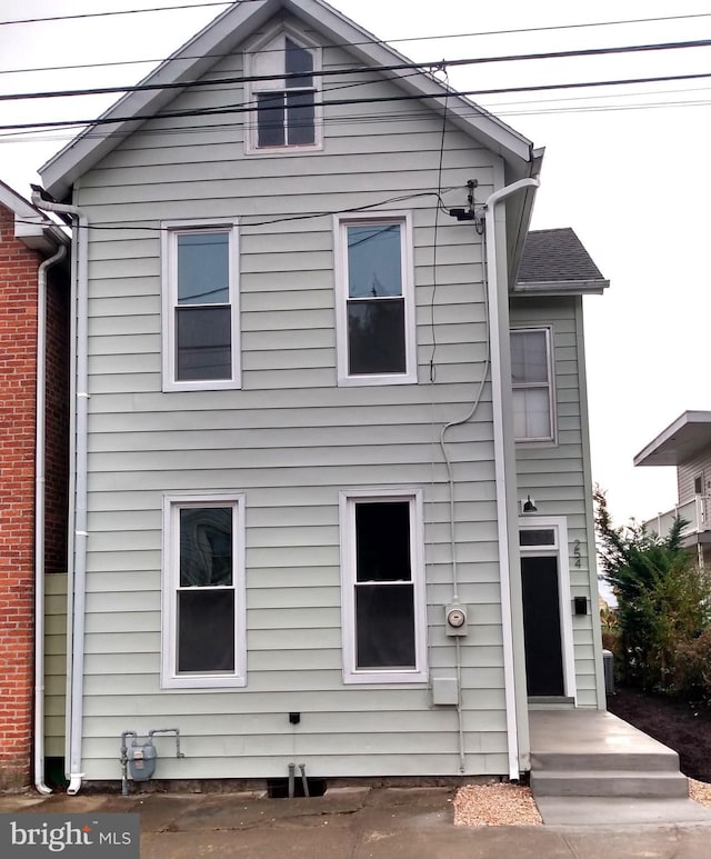 view of rear view of property