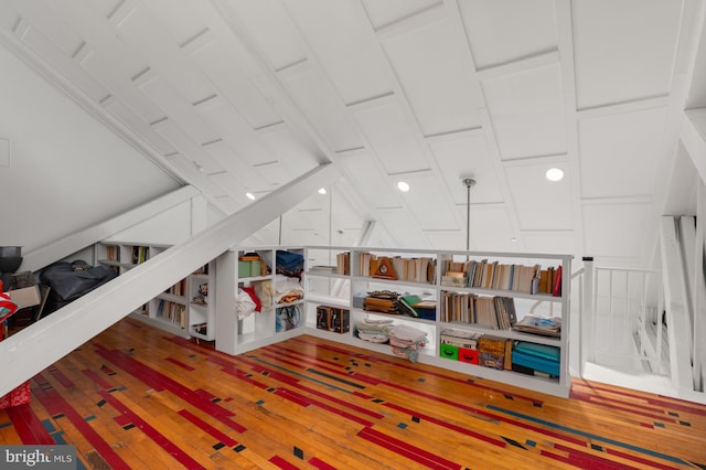 living room featuring hardwood / wood-style floors