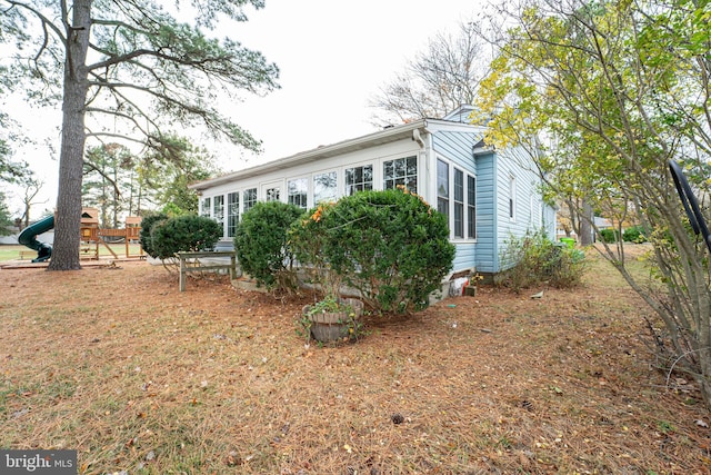 view of side of home