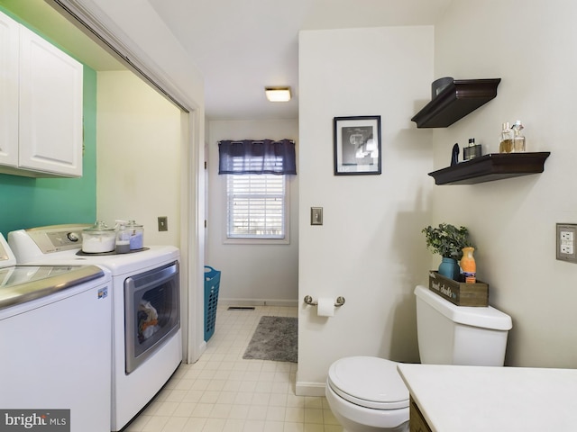 laundry room featuring washing machine and clothes dryer