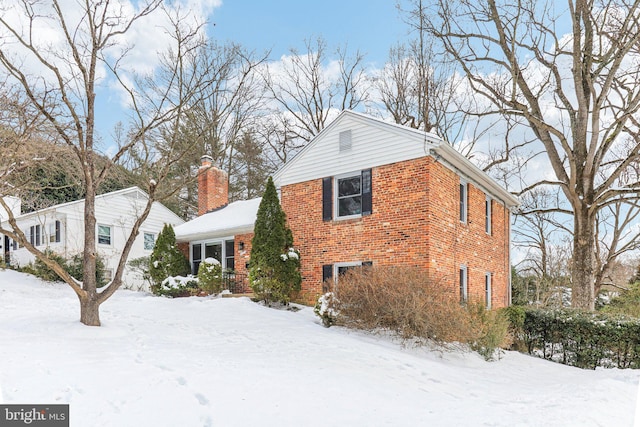 view of front of property