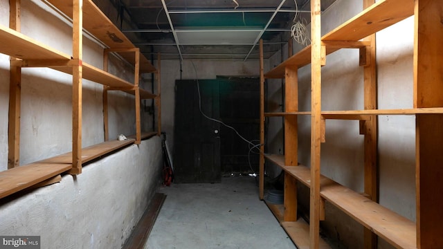 view of storage