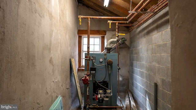 view of utility room