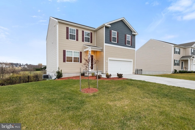 143 Knobby Hook, Hanover, PA 17331 - traditional-style house featuring concrete driveway, a garage, and central AC