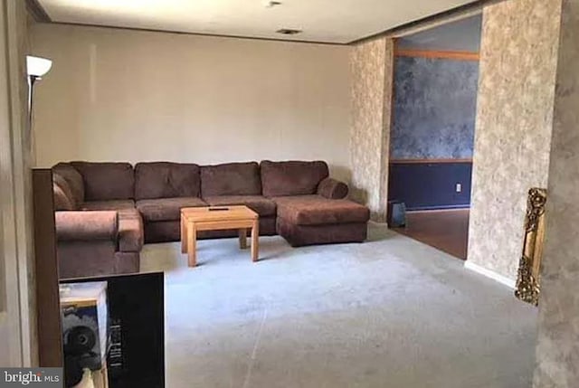 view of unfurnished living room