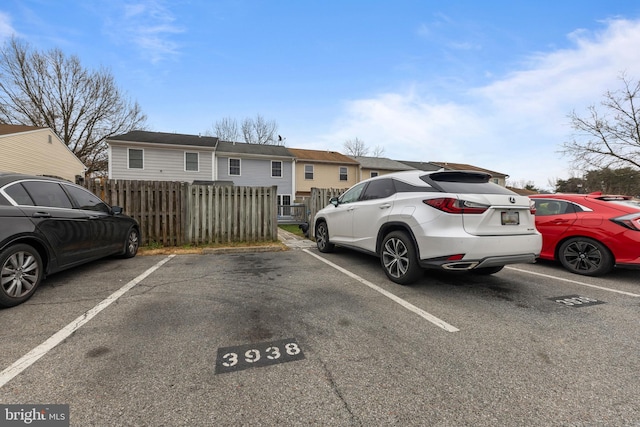 view of car parking