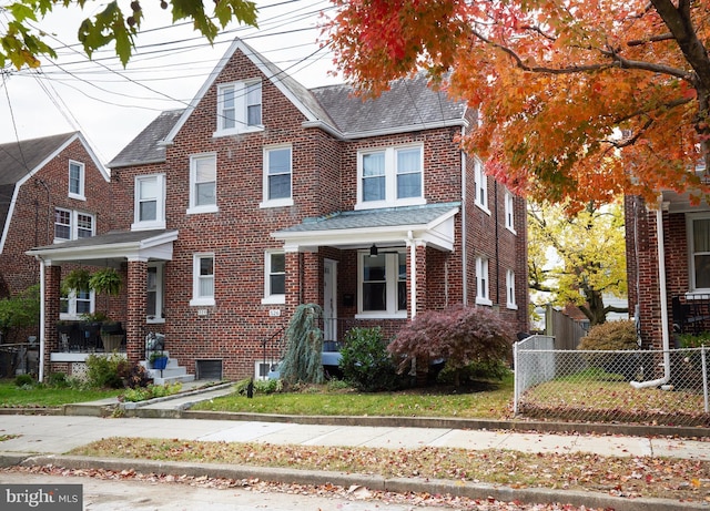 526 Powhatan Pl NW, Washington, DC 20011 - view of front of property featuring brick siding and a shingled roof