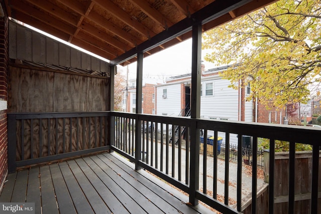 526 Powhatan Pl NW, Washington, DC 20011 - view of wooden terrace