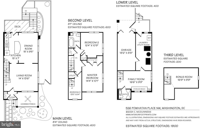 526 Powhatan Pl NW, Washington, DC 20011 - room layout
