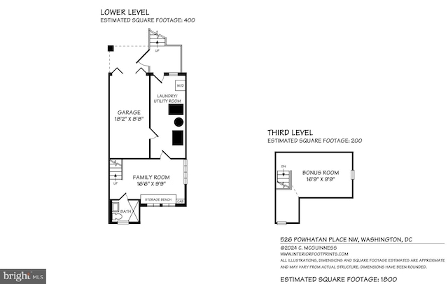 526 Powhatan Pl NW, Washington, DC 20011 - property floor plan