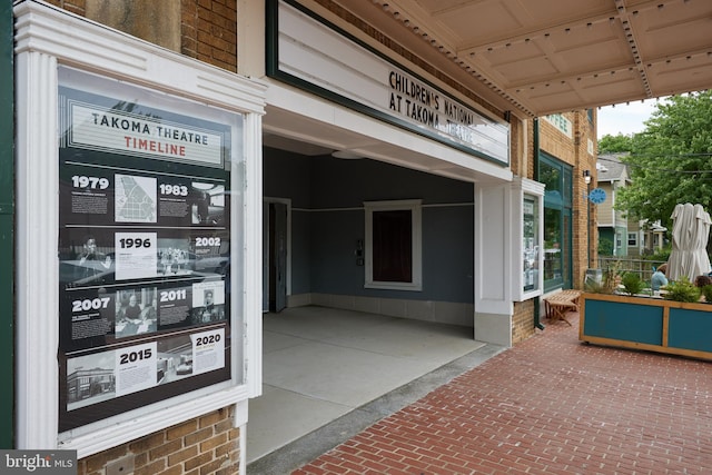 view of entrance to property