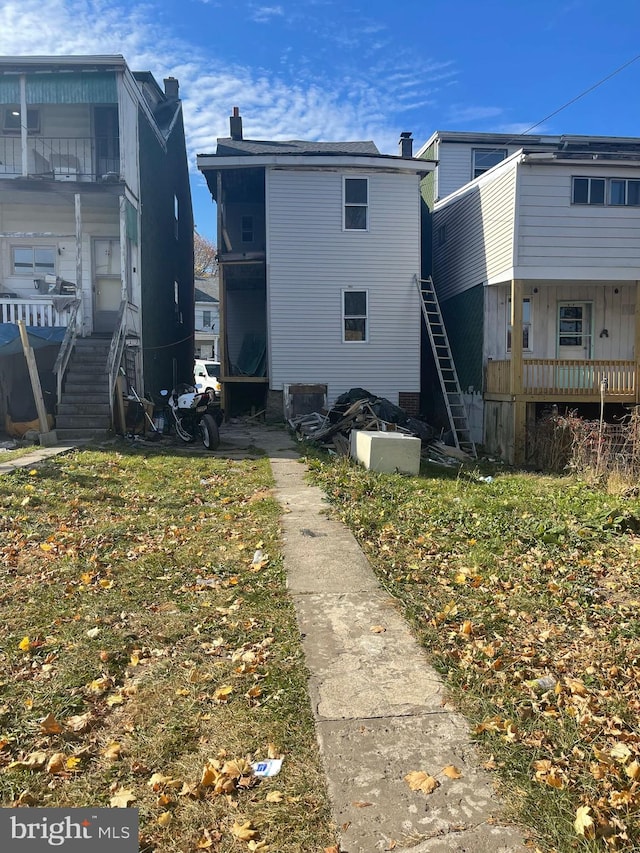 view of rear view of house