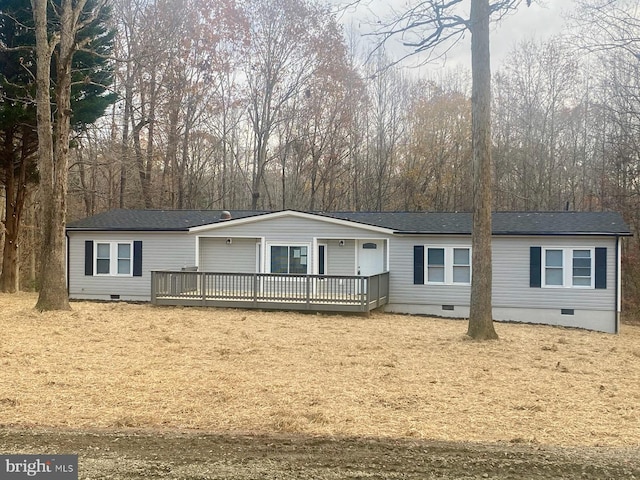 view of manufactured / mobile home