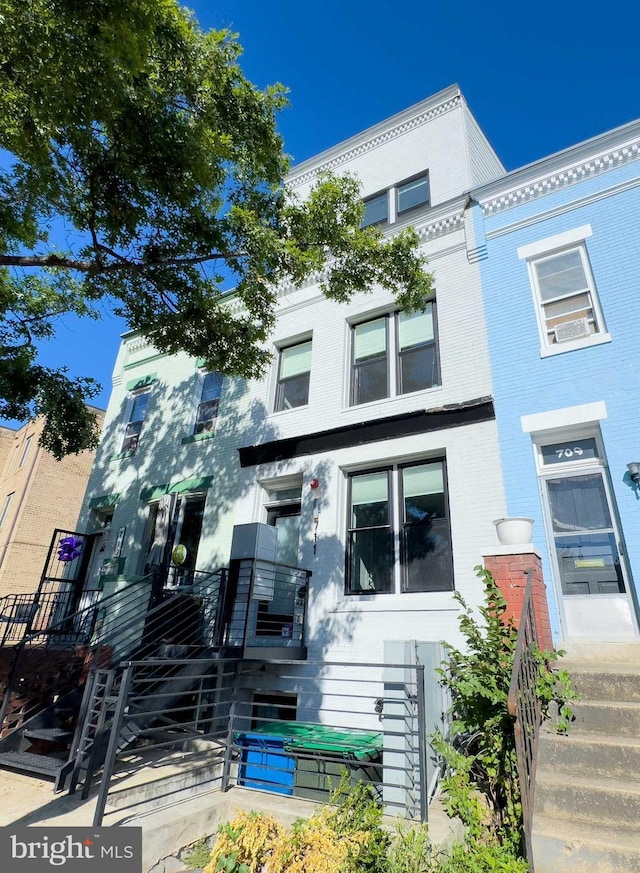 multi unit property with brick siding