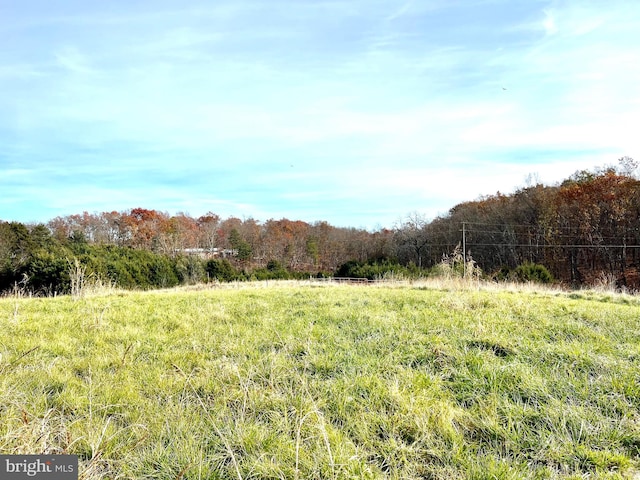 view of nature with a rural view