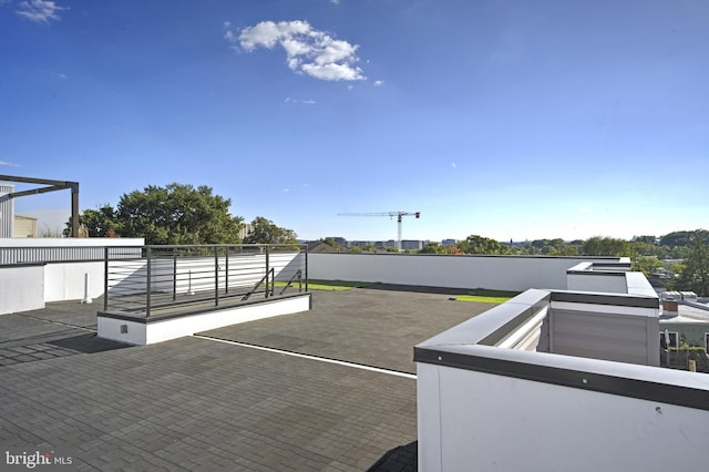 view of patio / terrace featuring a balcony